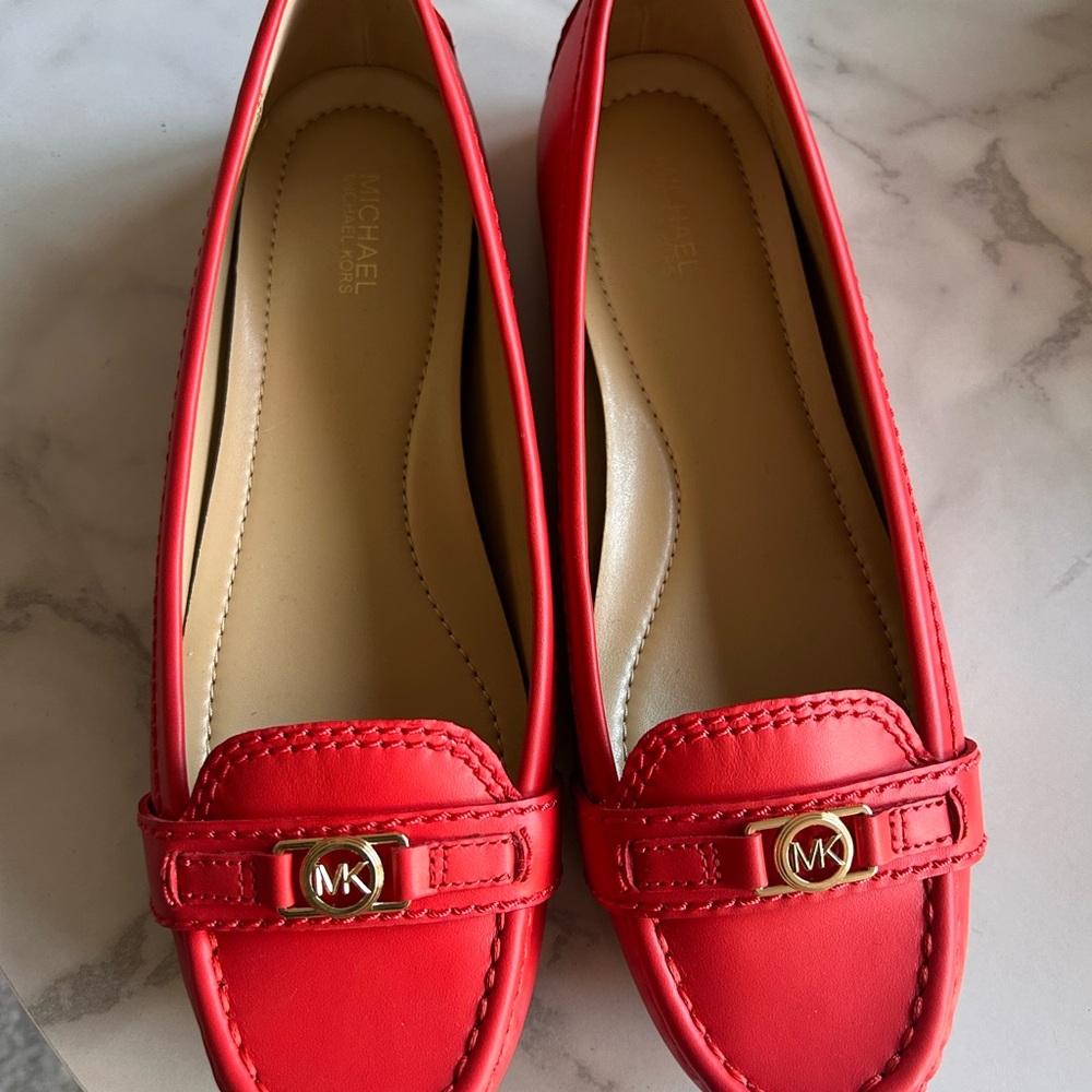 Michael Kors Burnt Orange/Red Women's Loafers